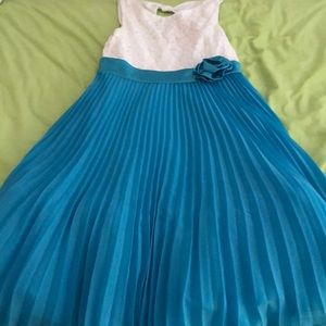 White and Blue Dress